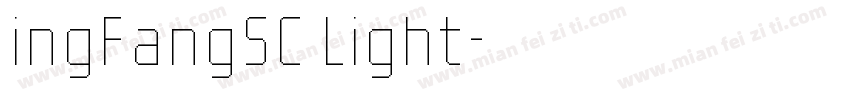 ingFangSC Light字体转换